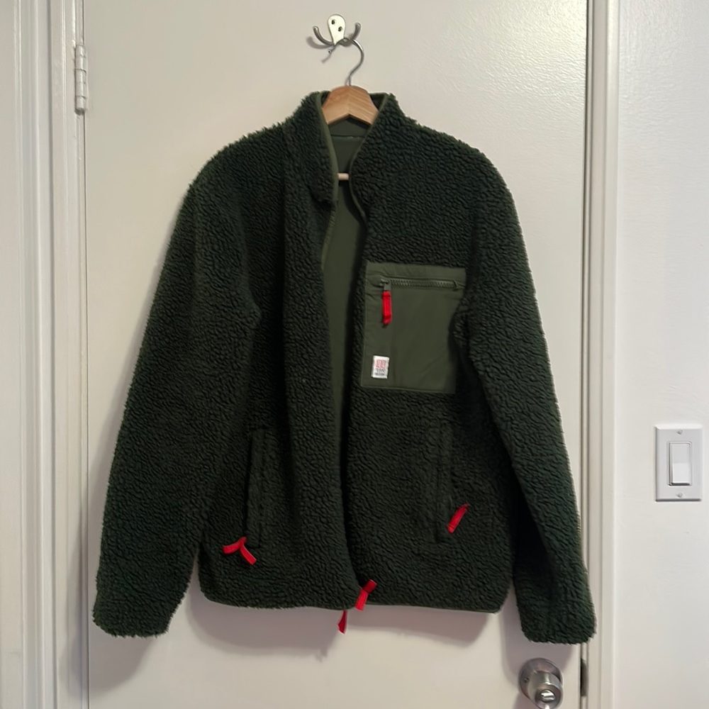 Topo Designs Zip Up Sherpa (Reversable)